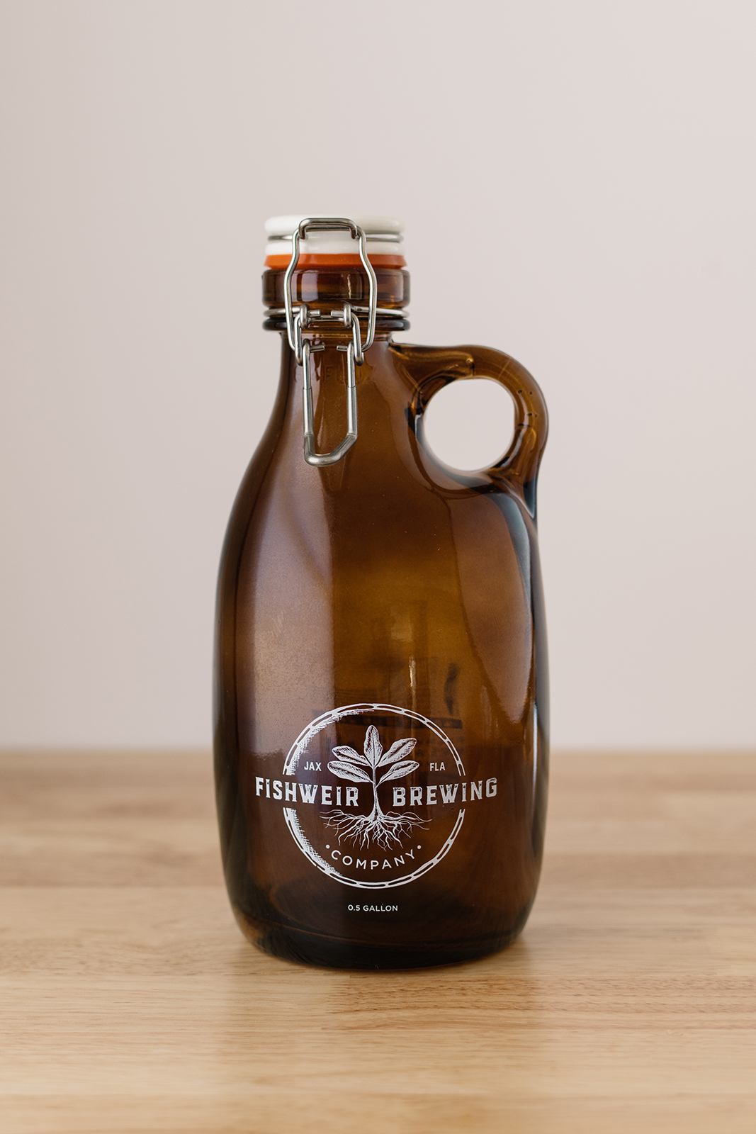 fishweir brewing company growler design cedar rapids iowa graphic designer